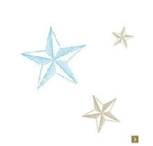 「星」-水色