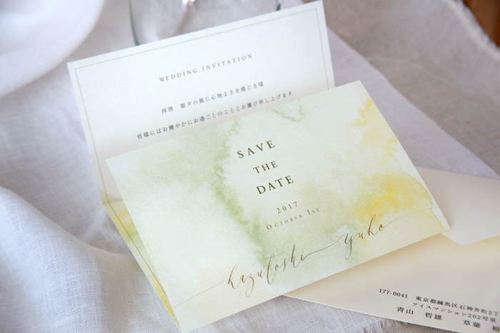 結婚式の招待状イメージ写真