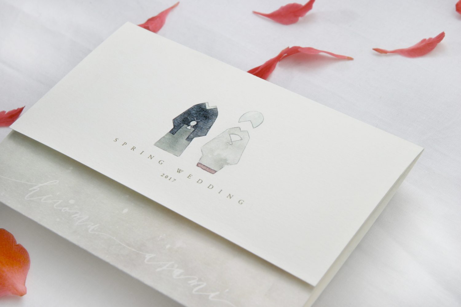 結婚式の招待状に、手作りの温もりをこめて。hinaシリーズ和のデザイン AISU WEDDING AISU WEDDING